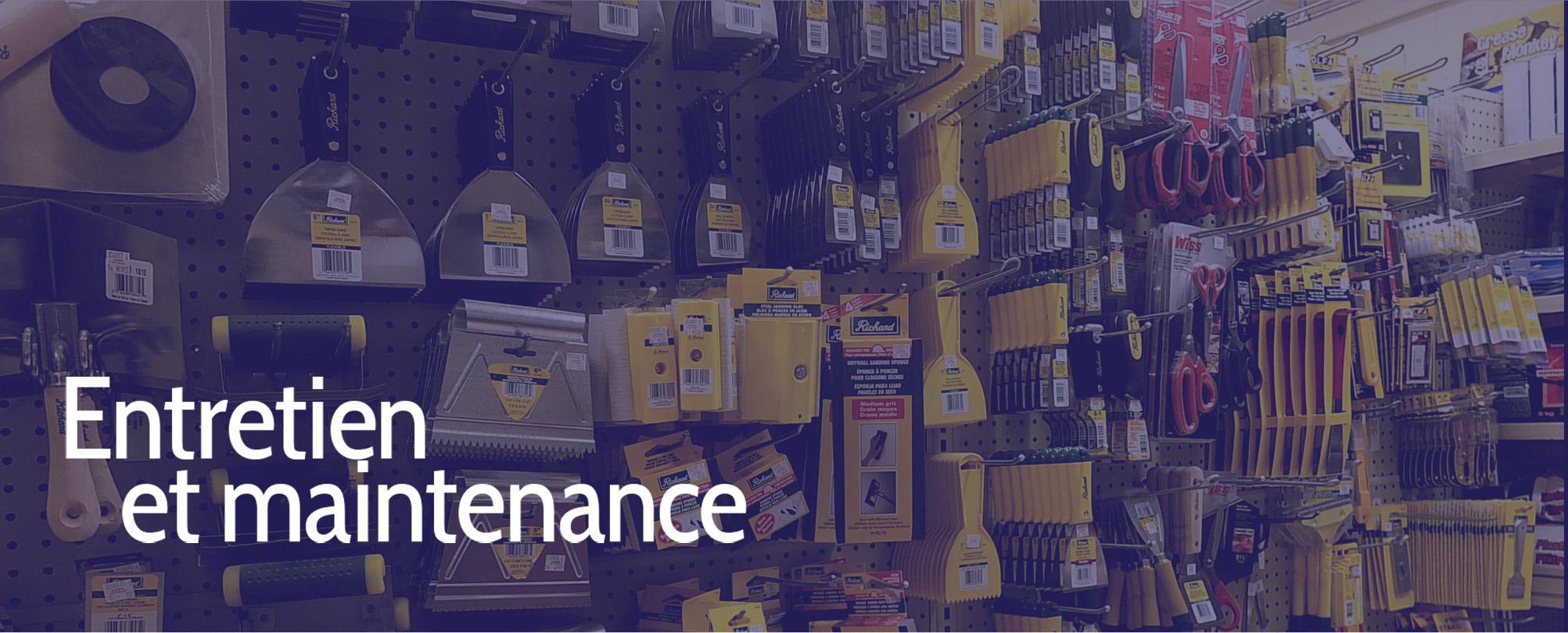 Entretien et maintenance